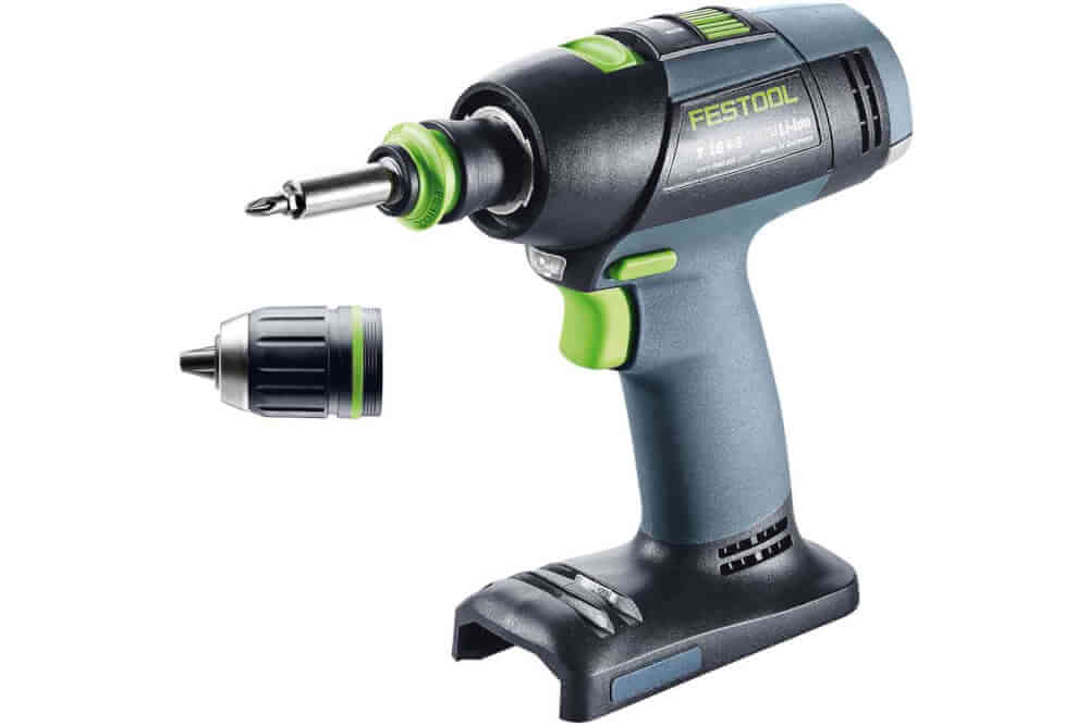 Шуруповерт Festool T 18+3-Basic (576448) [18В, без акб и з/у, кейс]