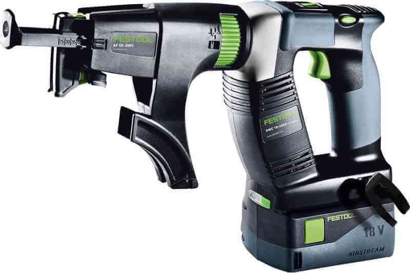 Шуруповерт для гипрока Festool DWC 18-4500 Li 5,2-Plus (574745) [18В, 2x5,2 Ач, кейс]