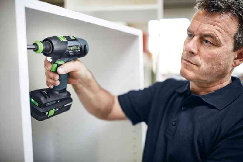 Шуруповерт Festool T 18+3 HPC4,0 I-Plus (576446) [18В, 2x4,0 Ач, кейс]