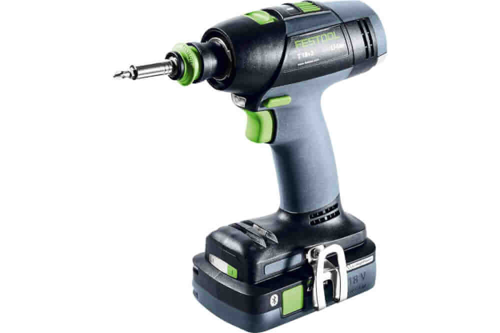 Шуруповерт Festool T 18+3 HPC4,0 I-Plus (576446) [18В, 2x4,0 Ач, кейс]