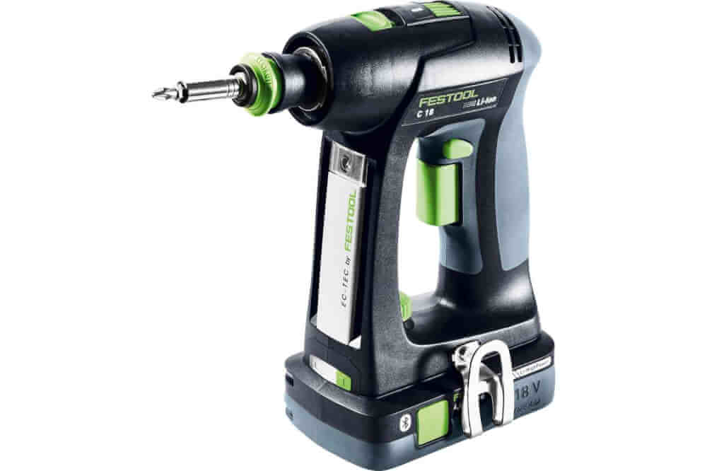 Шуруповерт Festool C 18 HPC 4,0 I-Plus (576435) [18В, 2x4,0 Ач, кейс]