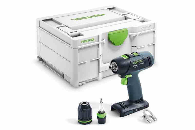 Шуруповерт Festool T 18+3-Basic (576448) [18В, без акб и з/у, кейс]