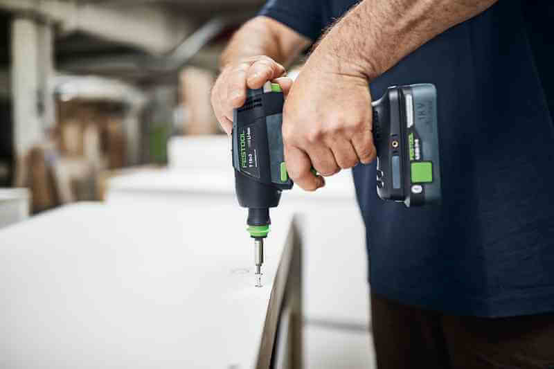 Шуруповерт Festool T 18+3 HPC4,0 I-Plus (576446) [18В, 2x4,0 Ач, кейс]