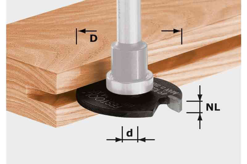 Фреза пазовая (диск) FESTOOL d-40х1.5 мм (491038)