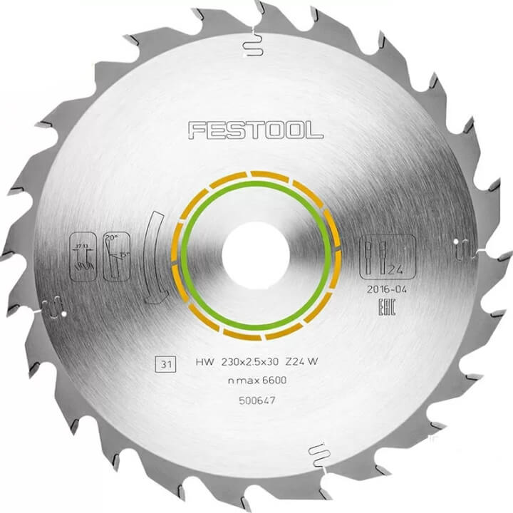 Диск пильный по дереву FESTOOL 230x30x24T (500647)