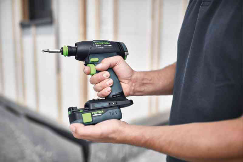 Шуруповерт Festool T 18+3-Basic (576448) [18В, без акб и з/у, кейс]