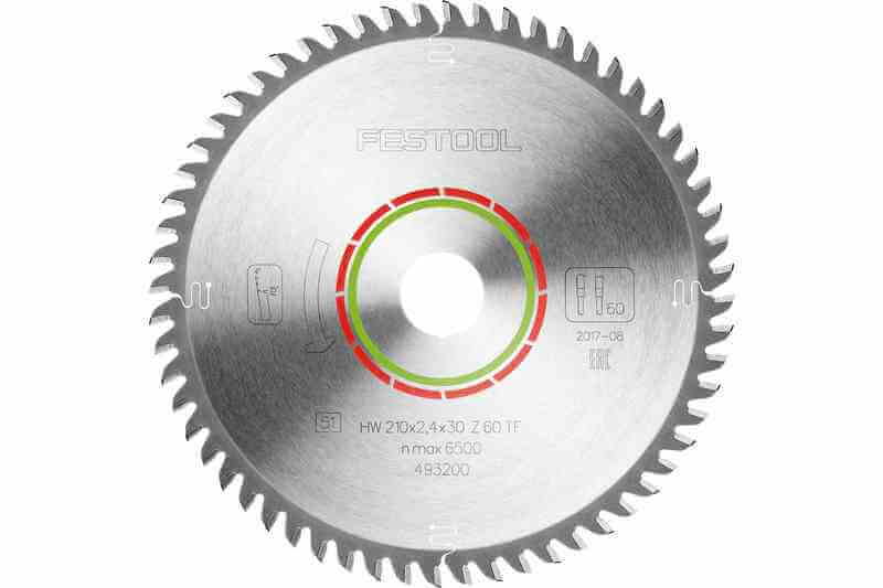 Диск пильный специальный FESTOOL 210х30x60T (493200)